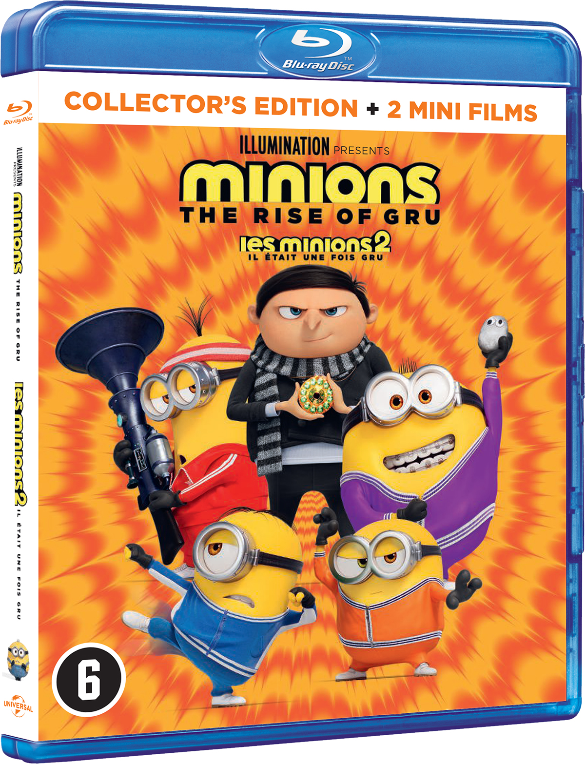 Blu-ray cover Minions The Rise of Gru
